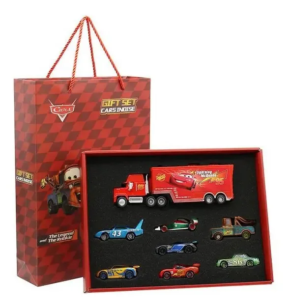 Miniaturas Carros Disney - Box Presente 8 Carros