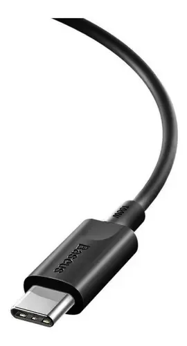 Cabo Usb Fast Charge Baseus Tipo C Duas Pontas 1 Metro