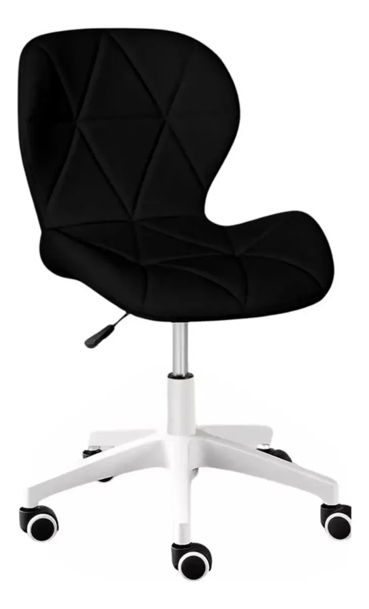 Cadeira Escritorio Slim Diningchair Preta
