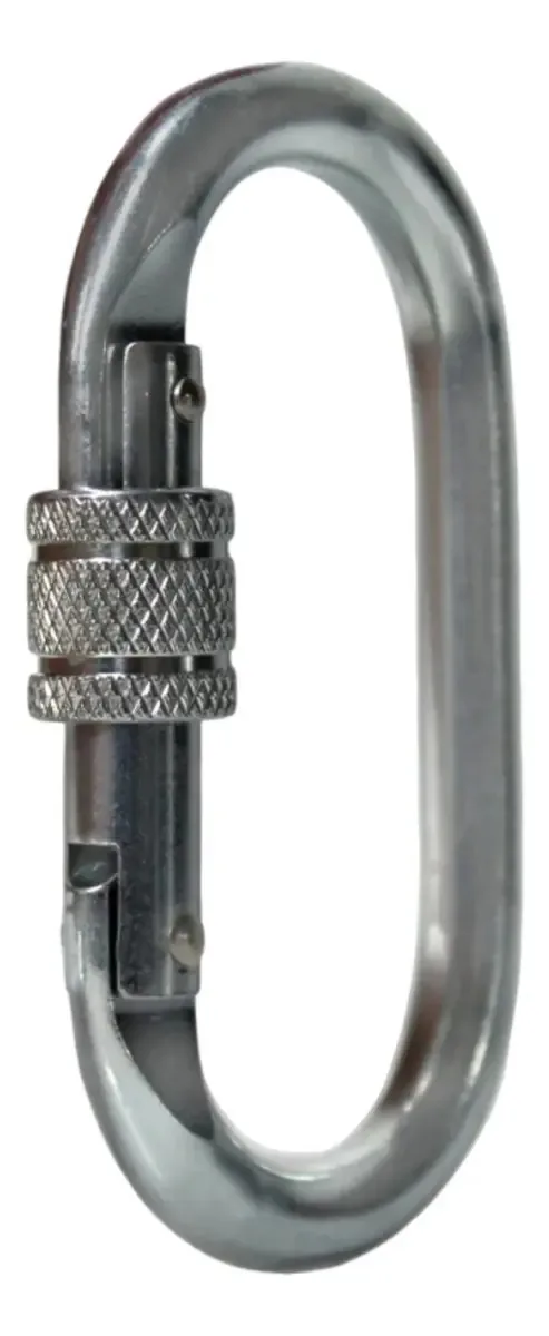Mosquetao Aco Oval 25 Kn Gancho Alpinismo Escalada Altura