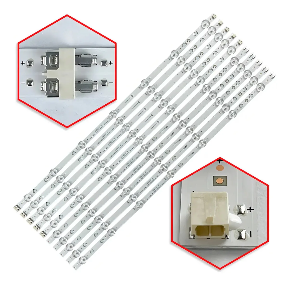 Kit 10 Barras Led Tv Un55h6103 Un55j7200 Un55j6200 Un55h5303