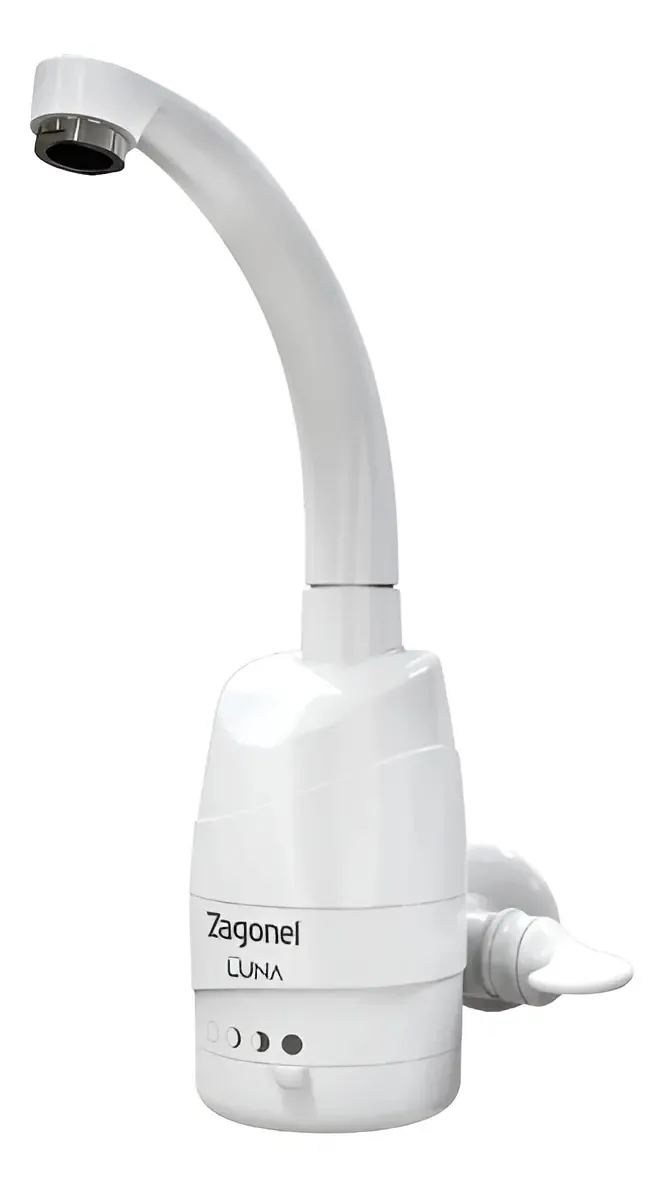 Torneira Elétrica Zagonel Luna 5500W 4 Temperaturas Parede 220V