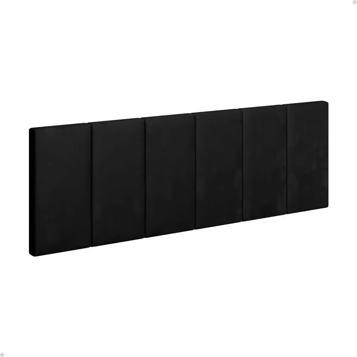 Cabeceira 1.60 - Mod.1205 Cor Preto Suede
