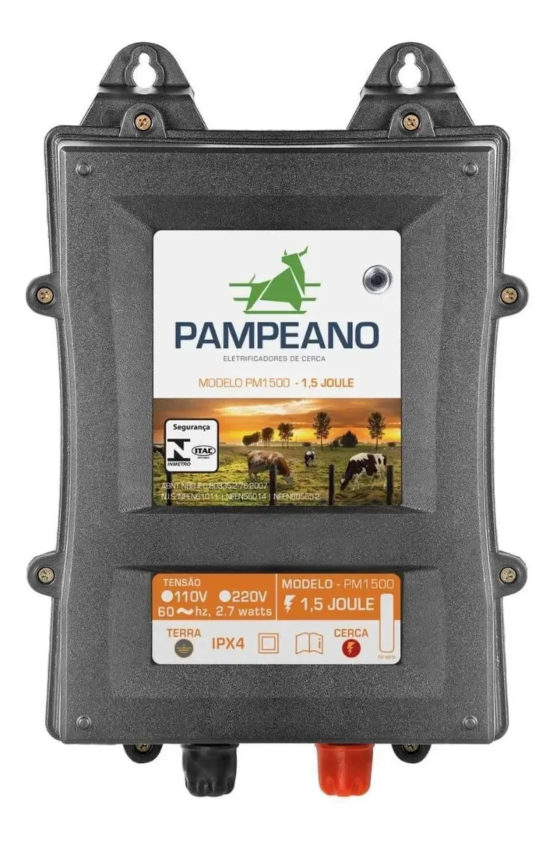 Eletrificador Cerca Elétrica Rural 150km - Pampeano