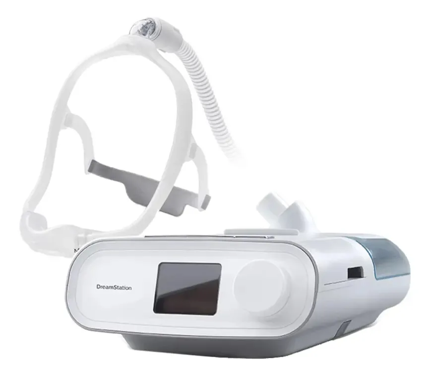 Kit Cpap Auto Dreamstation C/ Umidific. + Máscara Dreamwear
