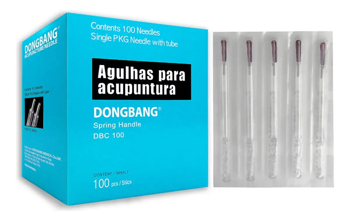 Agulha Acupuntura Dongbang Sistêmica 25x30 cm Aço Inoxidável Estéril