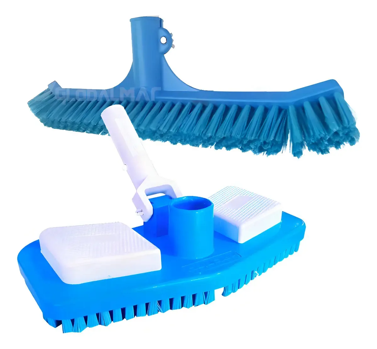 Aspirador Manual Herbinject 2 Entradas Piscina Plástico Escova Curva