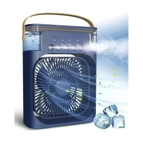 Ventilador Umidificador De Ar Climatizador Qualidade Cor Azul