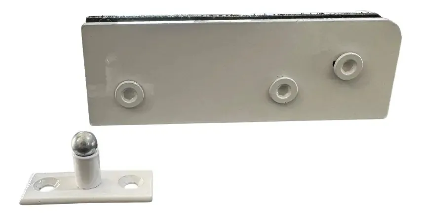 Dobradiça Pivotante WF Ferragens Vidro Temperado Alumínio 70Kg