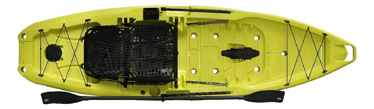 Caiaque Alpha 1084 Milha Náutica + Pedal Cross Drive Cor Neon