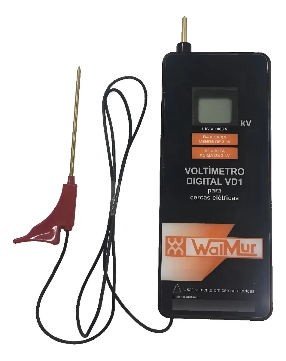 Voltimetro Digital Cerca Eletrica Rural 12kv Walmur Top