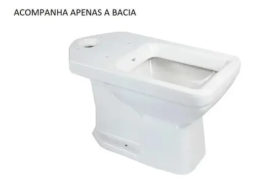 Bacia Privada Para Caixa Acoplada Sálvia Branca