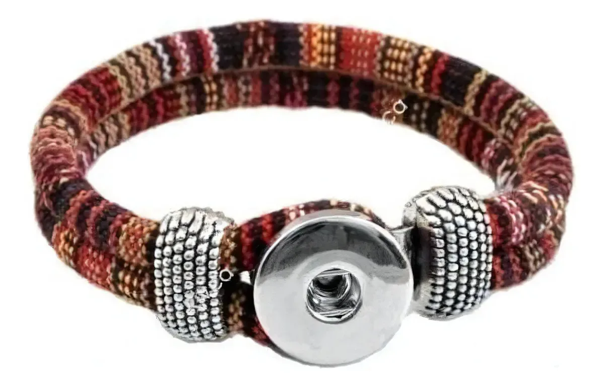 Pulseira De Cotton Vermelho