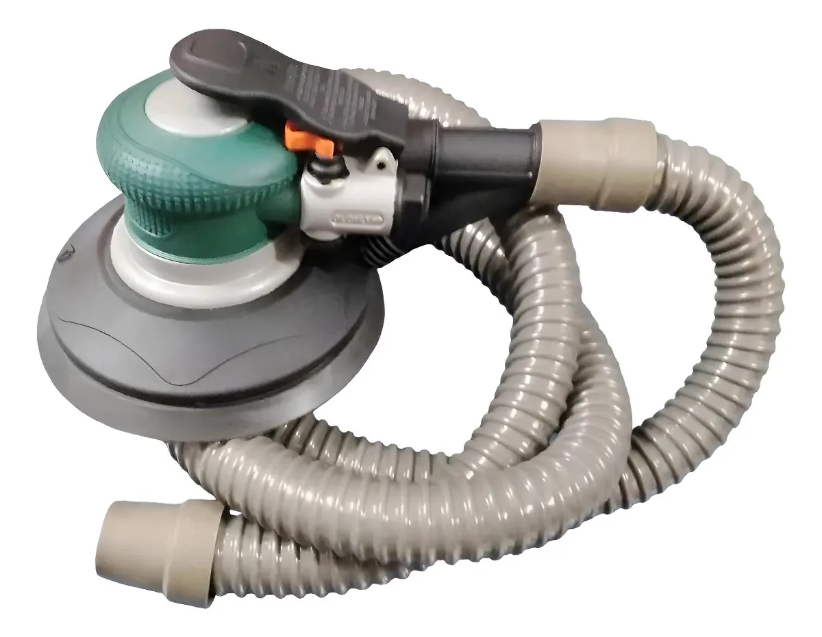 Lixadeira Pneumática Orbital 6 Pol Nylon C Aspiração Potente