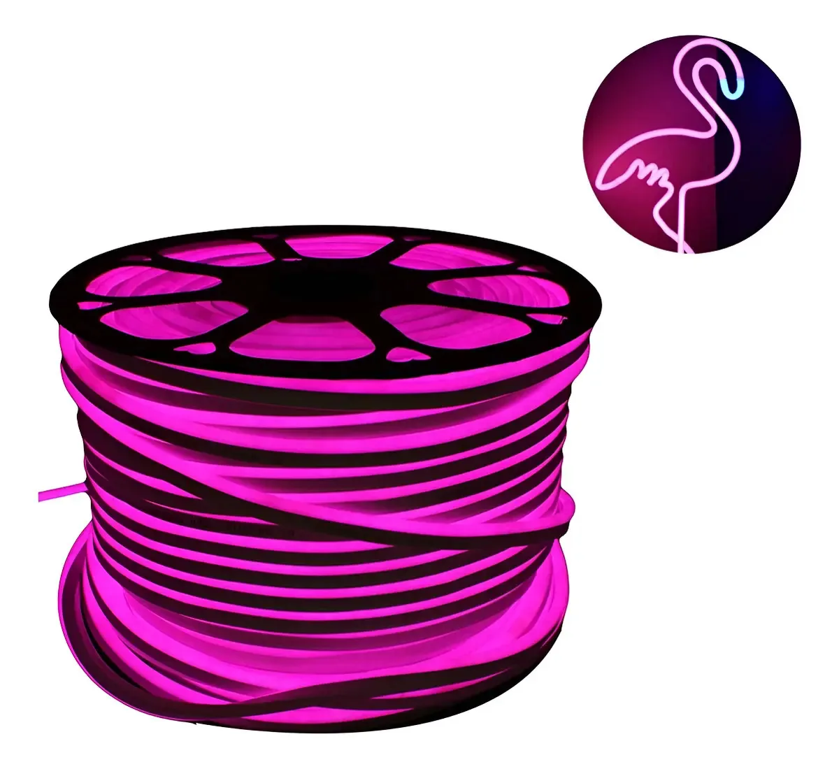 Fita LED EP Decorativa 2835 rosa 40m IP64