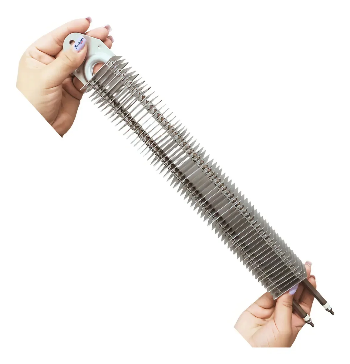 Resistência Aletada 1300w 220v Extrusora Secadora Camara