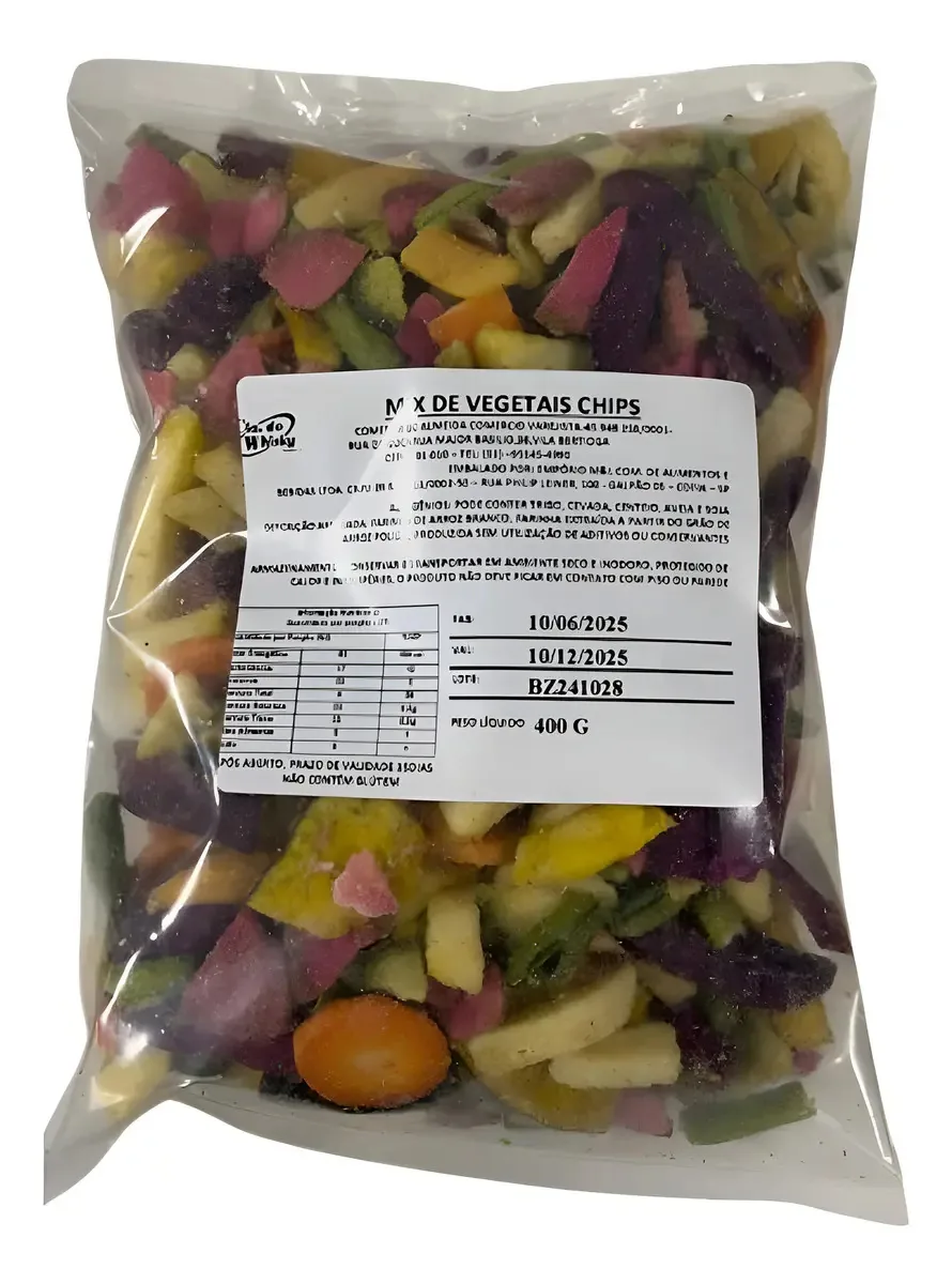 Mix De Vegetais Chips 400g