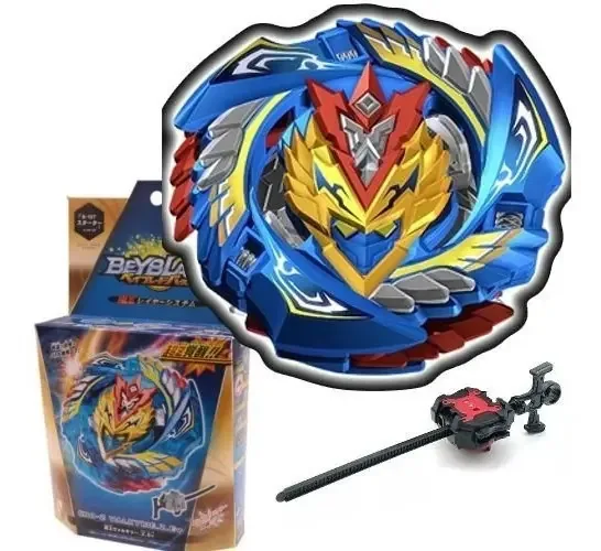 Beyblade Starter Cho-z Valkyrie.z.ev Cor Azul