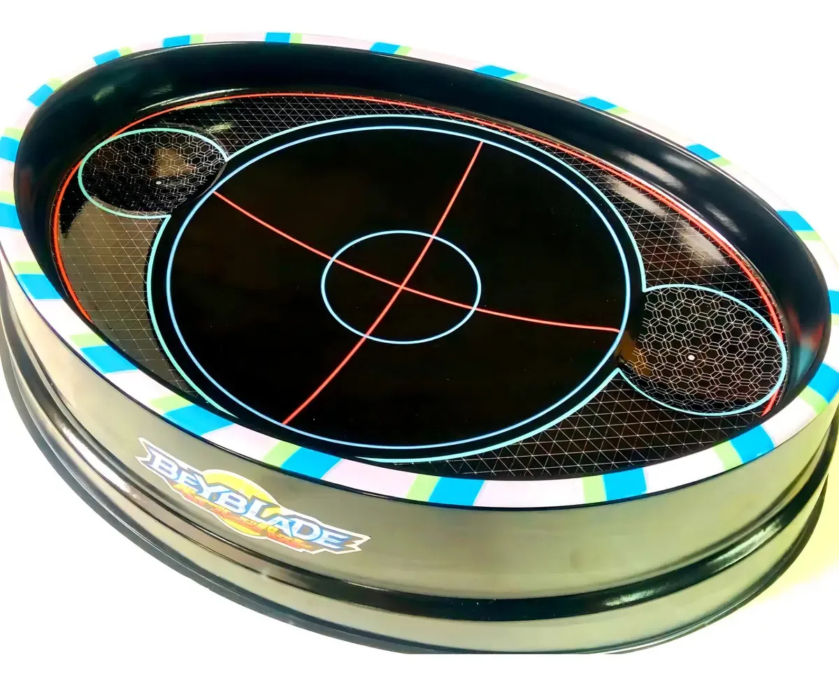 Beyblade Mega Arena De Batalha Battle Knockout Cor Preto