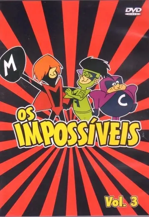DVD Os Impossíveis - Volume 3 Desenho Animado Amazonas Filmes Brasil