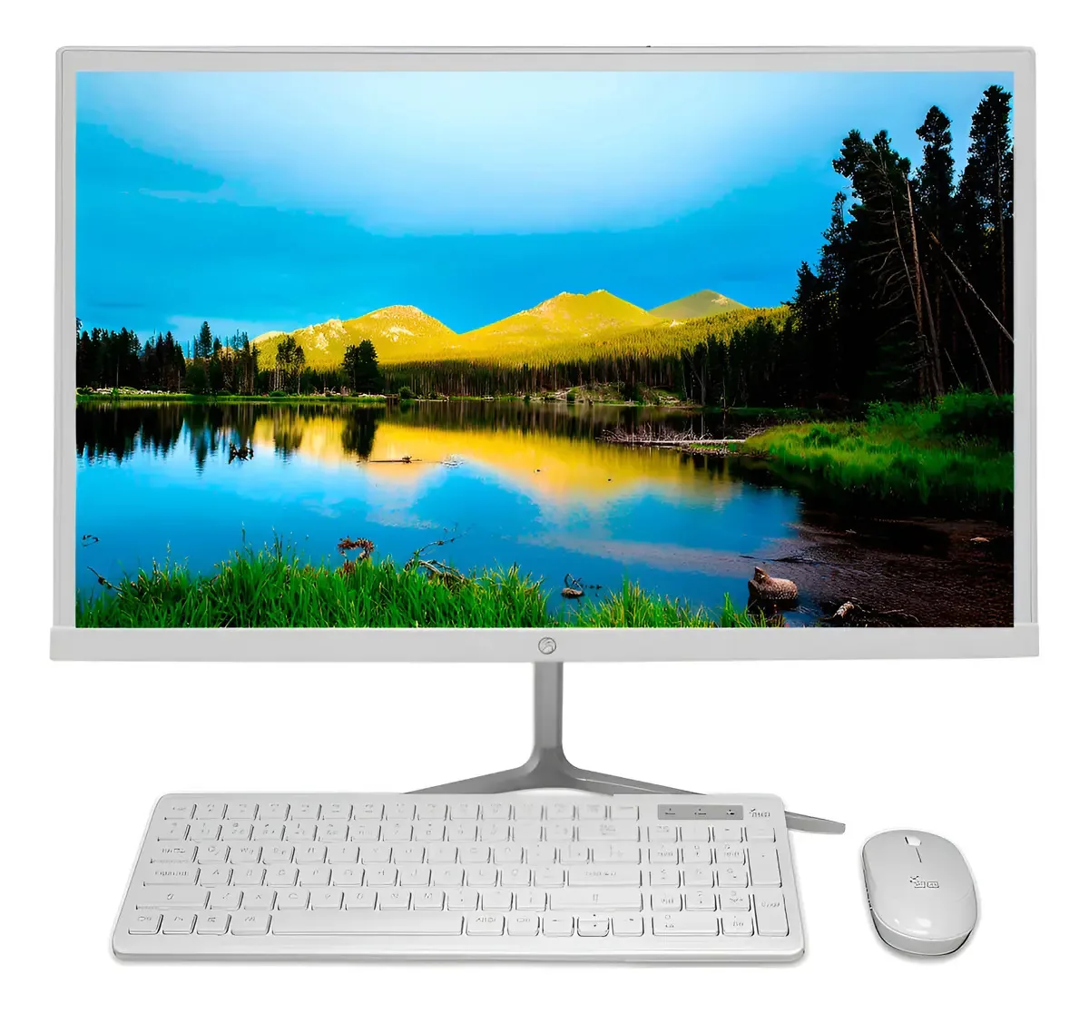 Computador All In One Quadcore Tela 21.5 8gb Ddr4 Ssd 480gb Branco