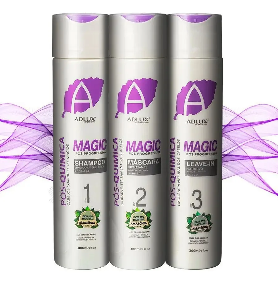 Shampoo + Mascara + Leavein Adluxx - O Melhor Kit Do Mercado