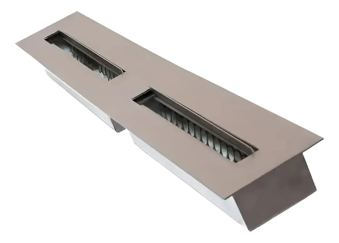 Lareira Ecológica A Álcool - Queimador Aço Inox 100 Cm Cor Prateado