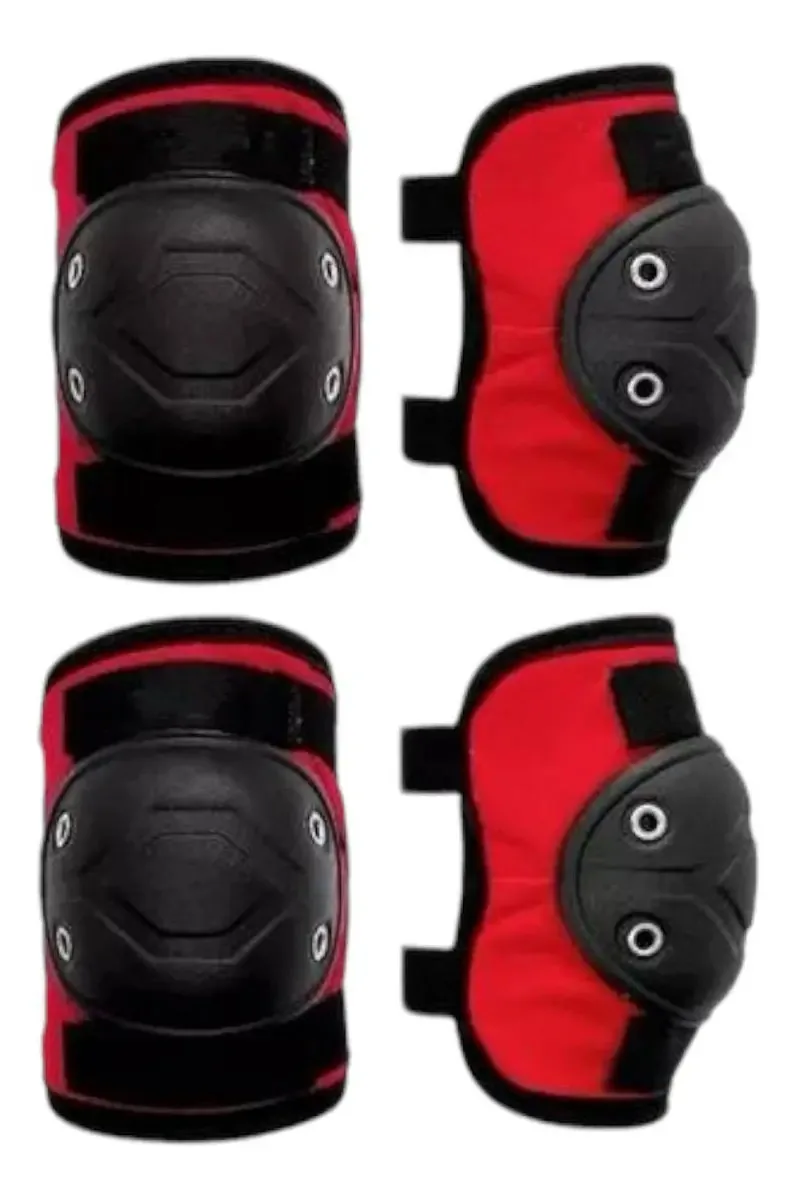 Kit de Proteção Infantil RadFox Ciclismo Patins Skate 3 a 12 anos