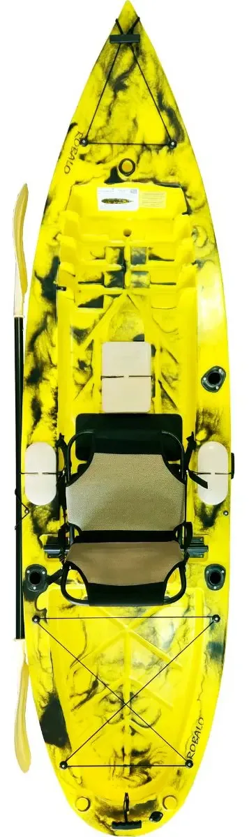 Caiaque De Pesca Robalo Light - Caiaker Cor Amarelo