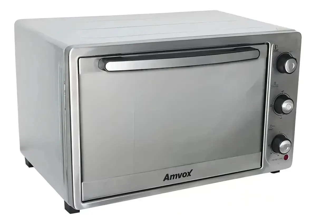 Forno De Bancada Elétrico Amvox 45l Inox