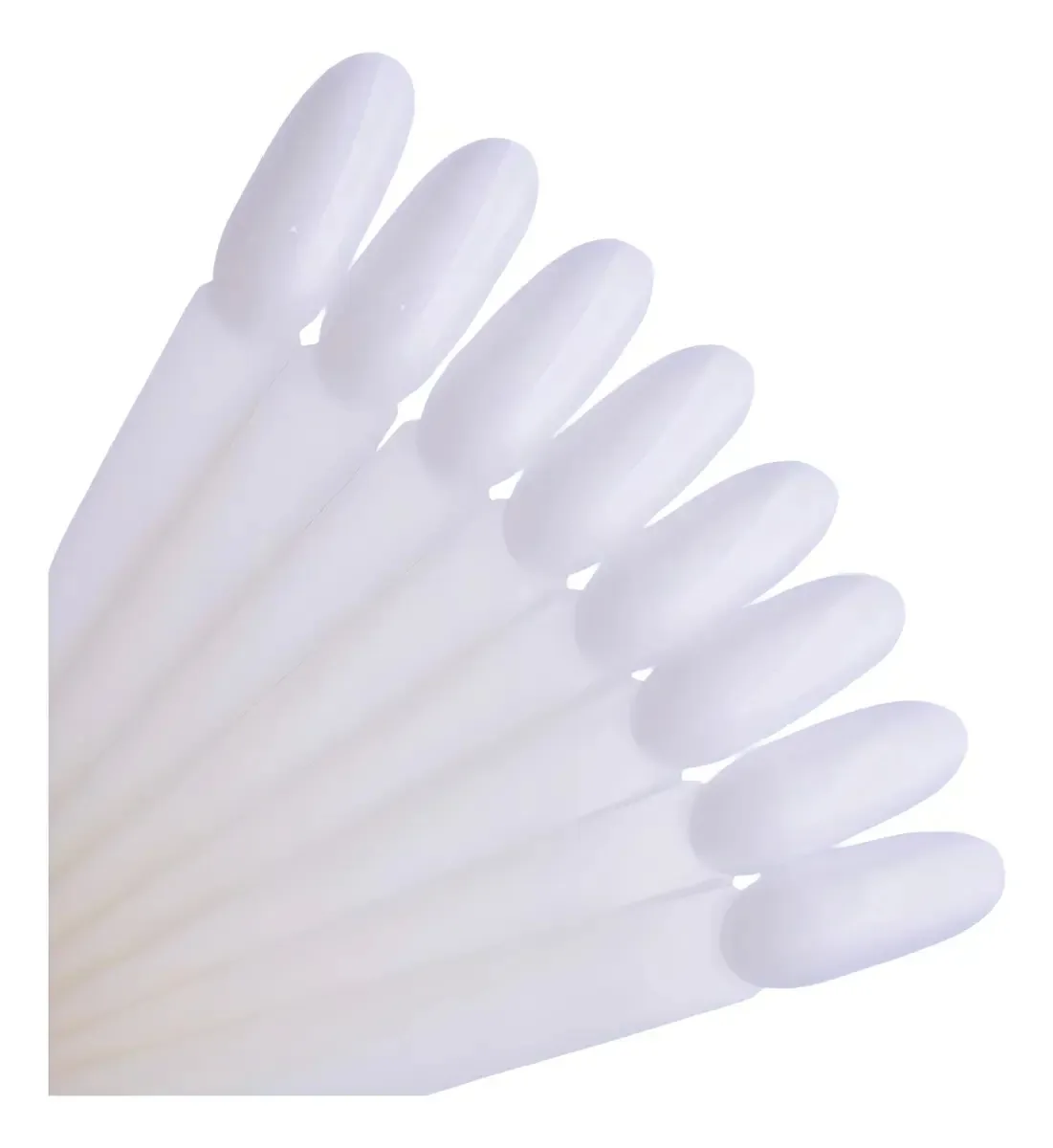 Kit De 50 Placas Display Unhas Postiça Mostruário /esmalte Cor Almond Leitosa