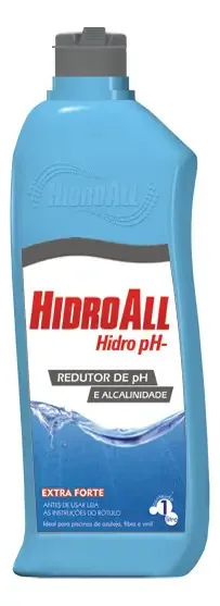 Redutor de pH e Alcalinidade Hidroall 1L Piscinas