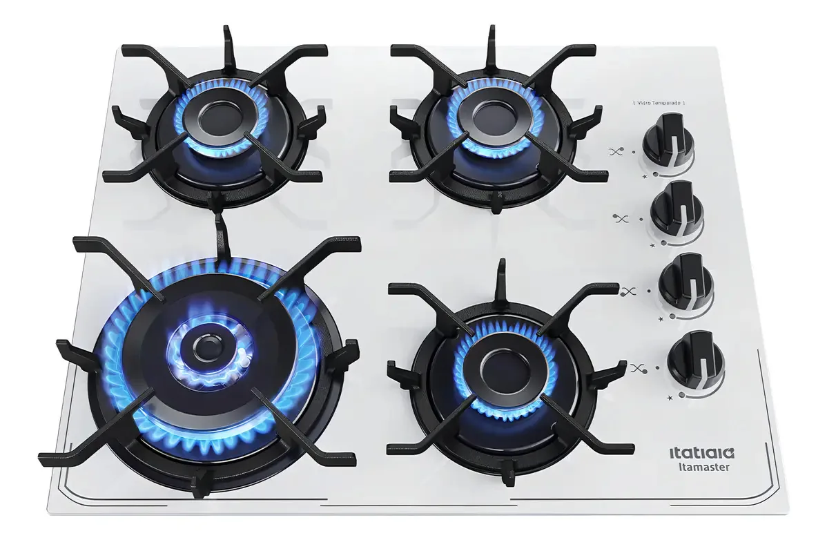 Fogão cooktop - Itatiaia Itamaster cor branco - 4 queimadores