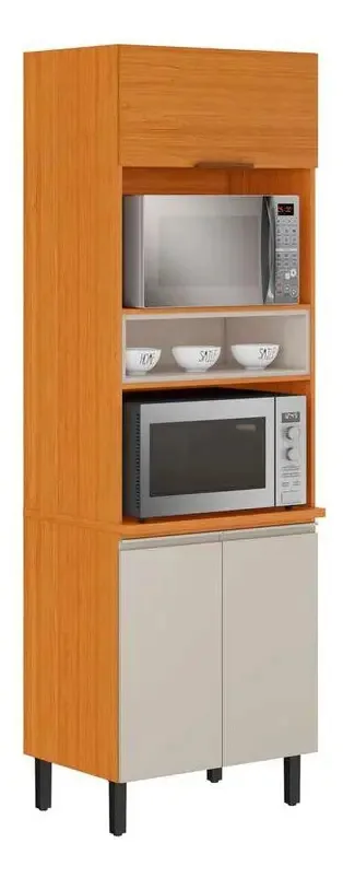 Paneleiro 3 Portas E 2 Fornos Cinamomo E Off White Namur