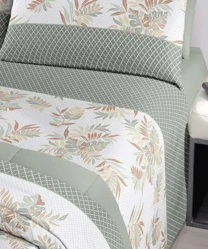 Jogo Cama Solteiro Royal Pampulha 3 Pçs 100% ALG Santista