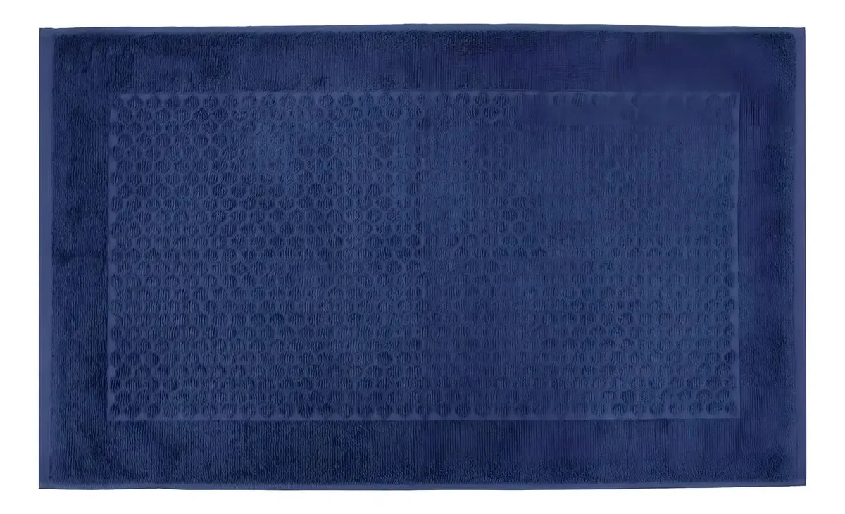 Tapetes Piso Para Banheiro Atoalhado Artex Cor Azul