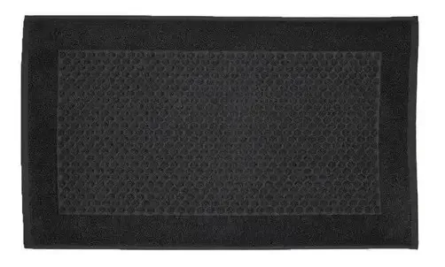 Tapetes Piso Para Banheiro Atoalhado Artex Cor Preto