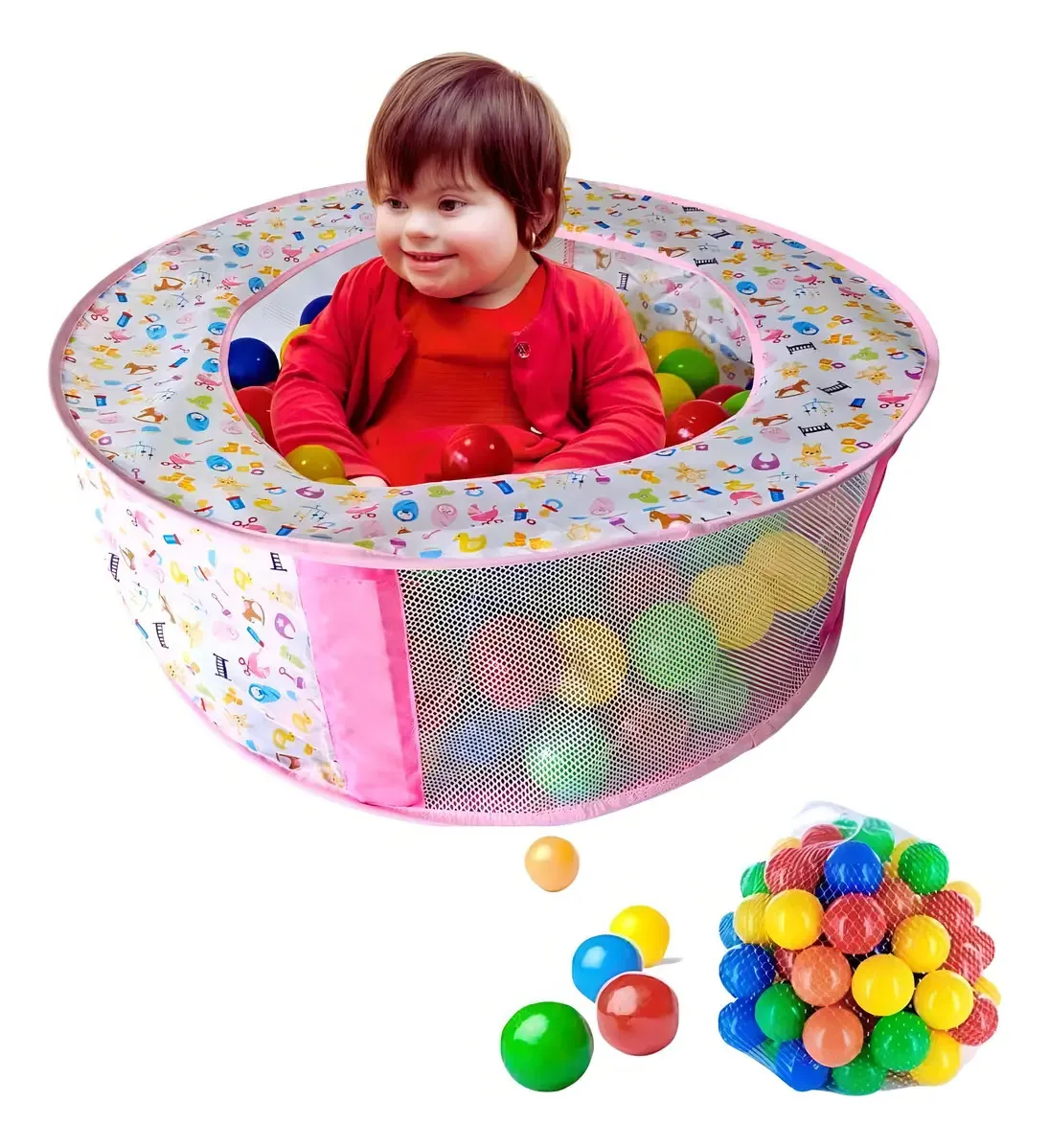 Piscina De Bolinhas Infantil + 40 Bolinhas - Fácil Montagem