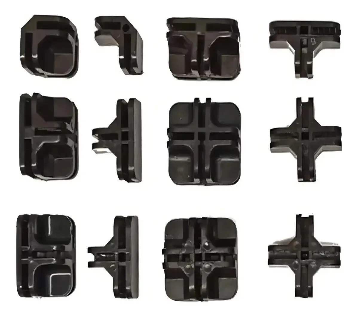 10 Un Conectivos Conectores Para Montagem Balcão Vidro Tela