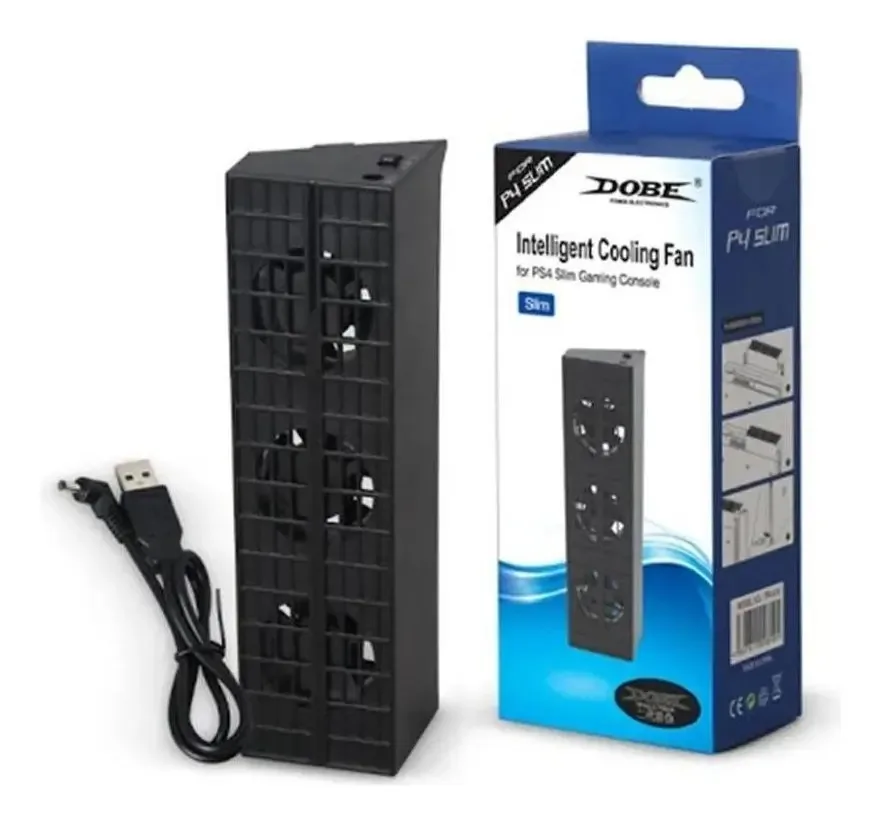Cooler Exaustor 3 Ventoinhas Para Playstation 4 Ps4 Slim