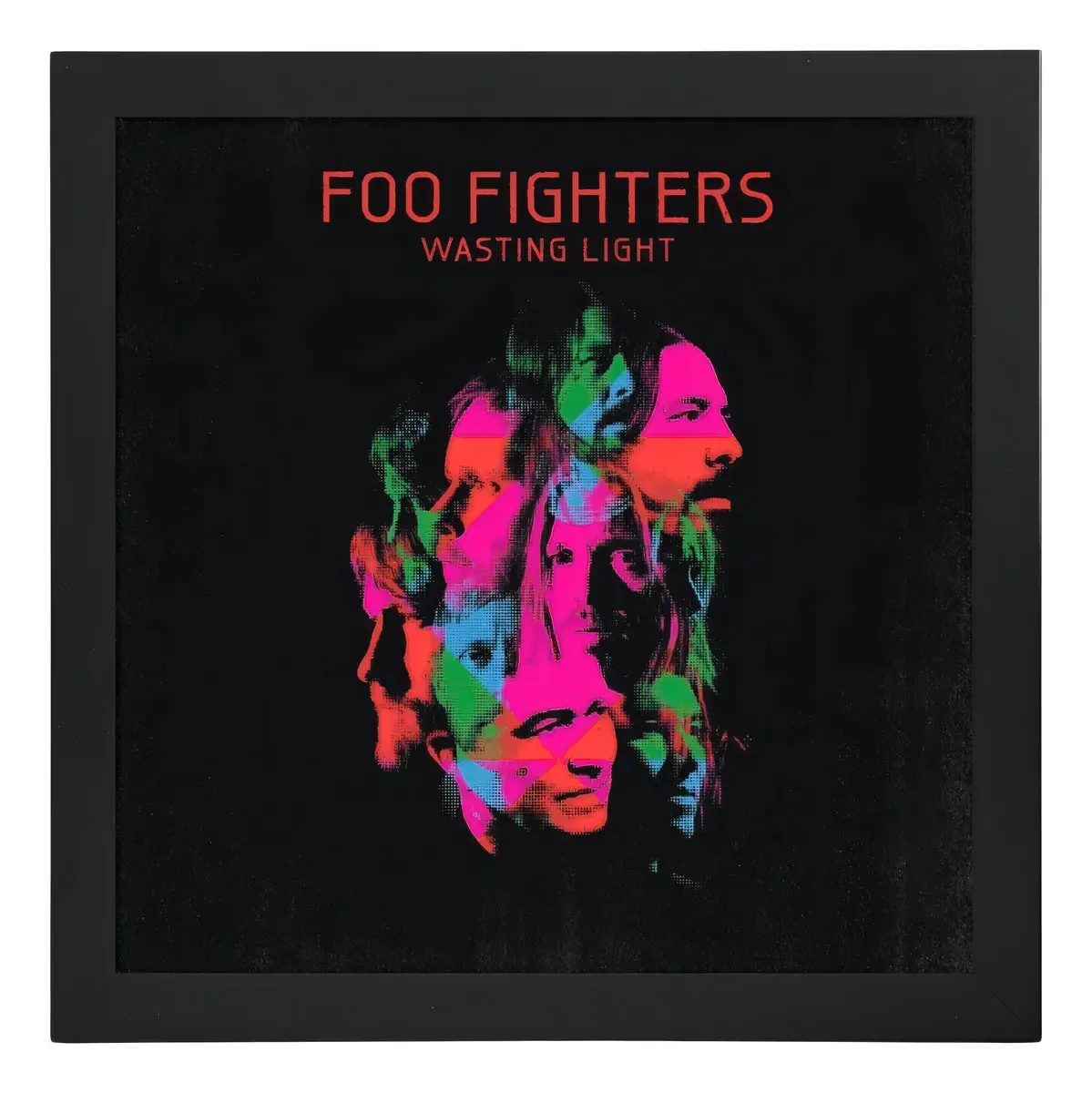 Quadro Poster Album Lp Foo Fighters Wasting Light Capa Disco