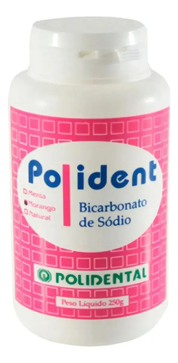 Bicarbonato De Sódio Polident Natural 250g - Polidental