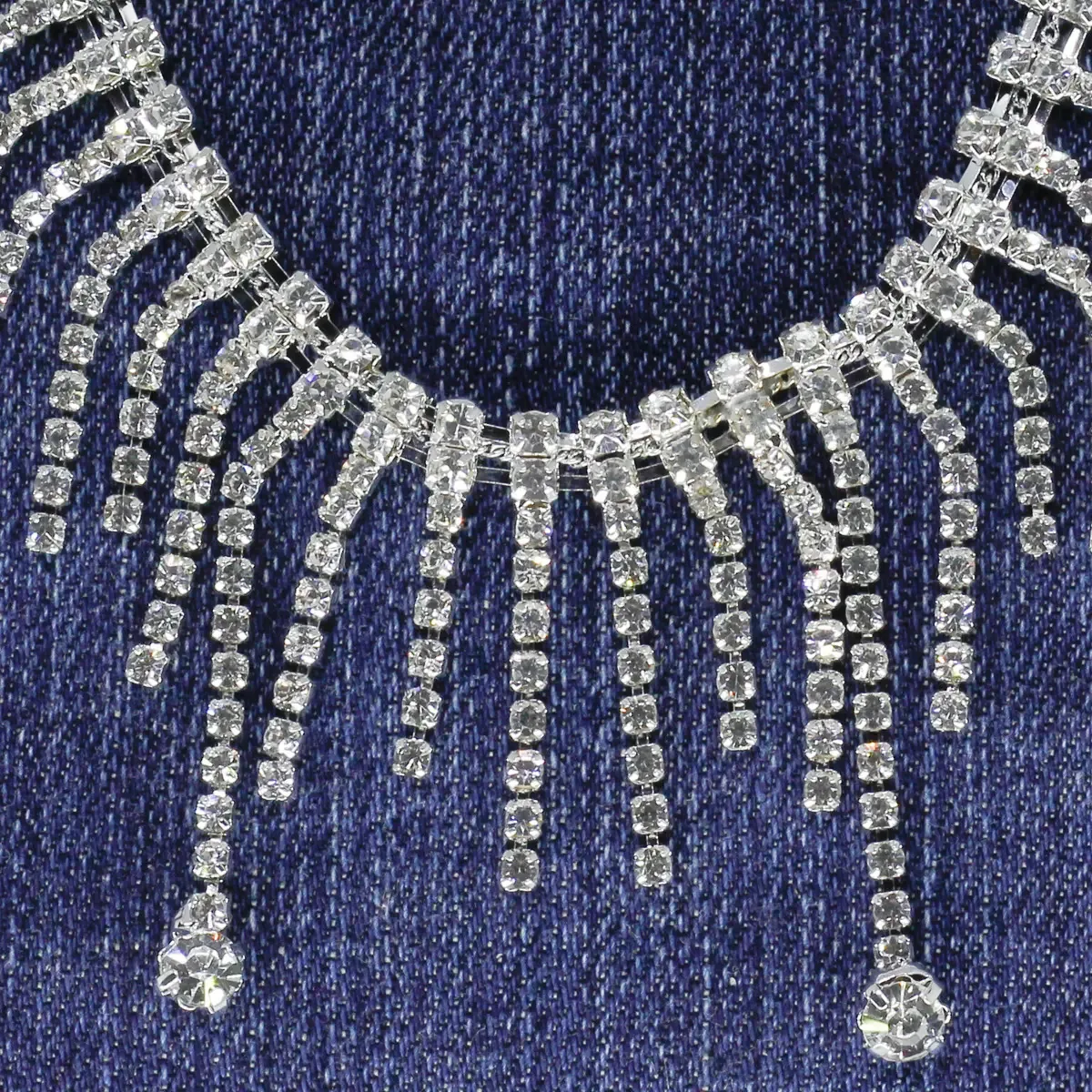 Franja De Strass Com Mais Pedrarias