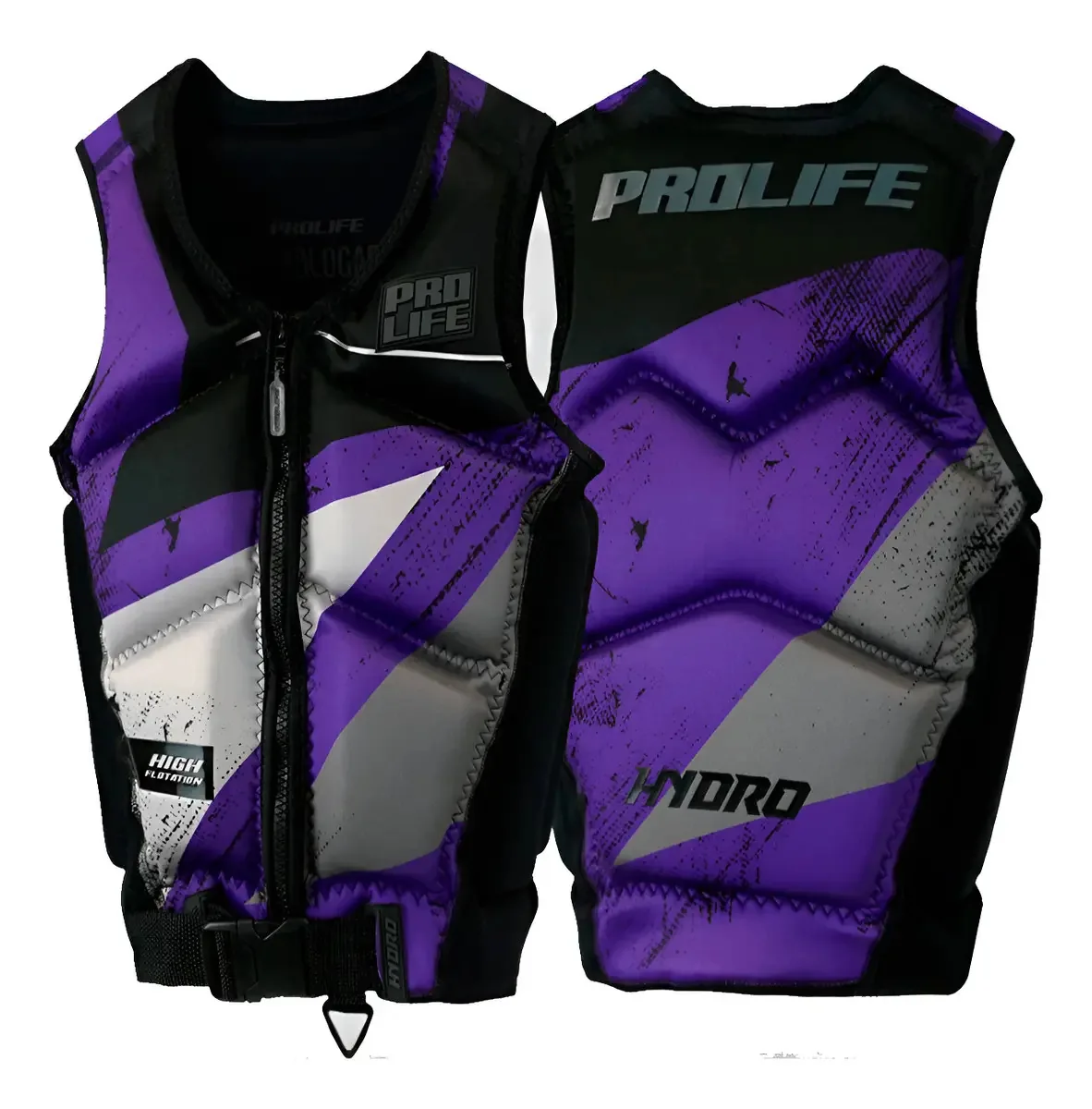Colete Salva Vidas Homologado Jet Ski Neoprene Hydro Cor Purple Tamanho G
