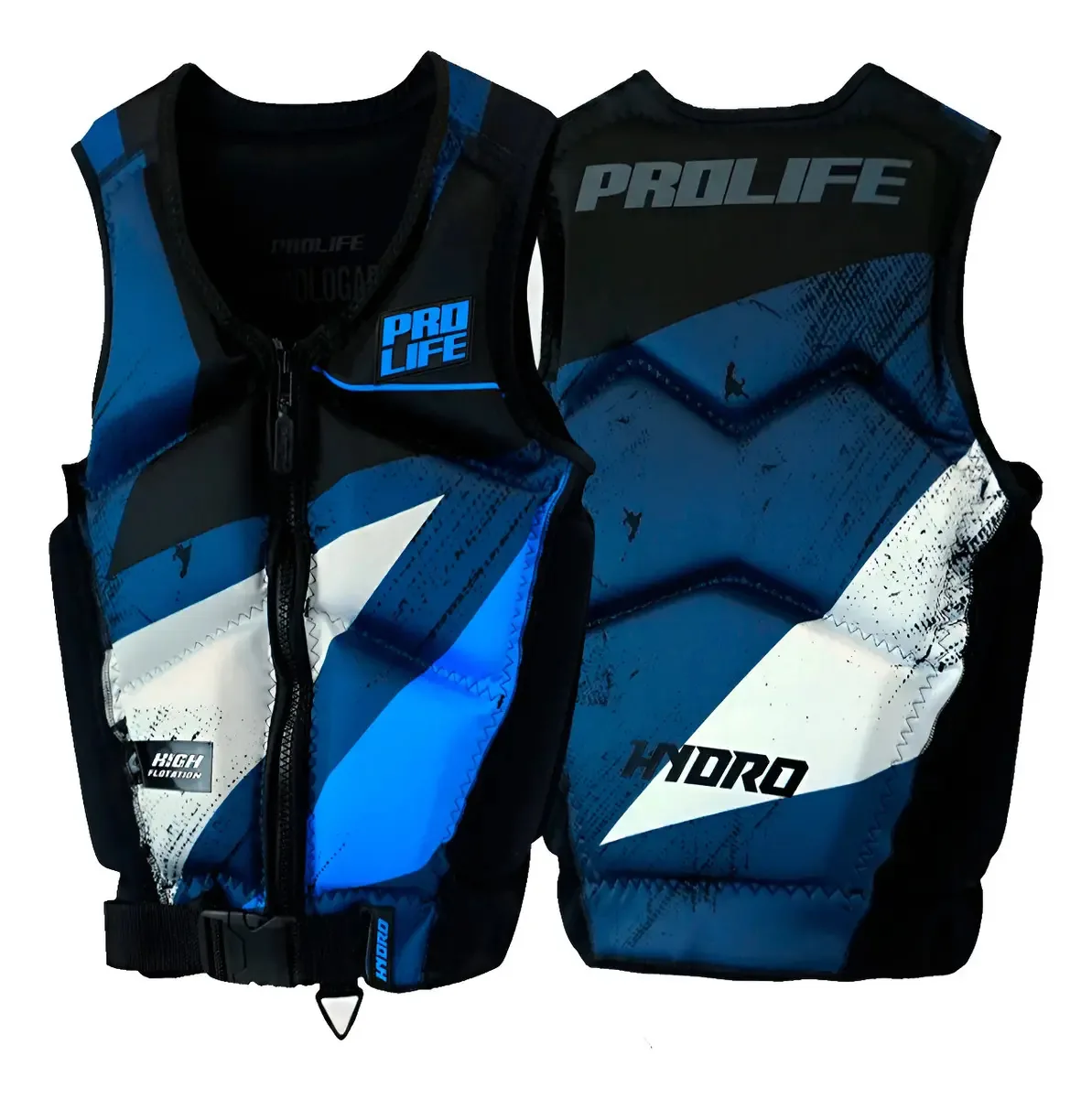 Colete Nylon Jet Ski Homologado Melhor Impacto Hydro Cor Skyline Tamanho M