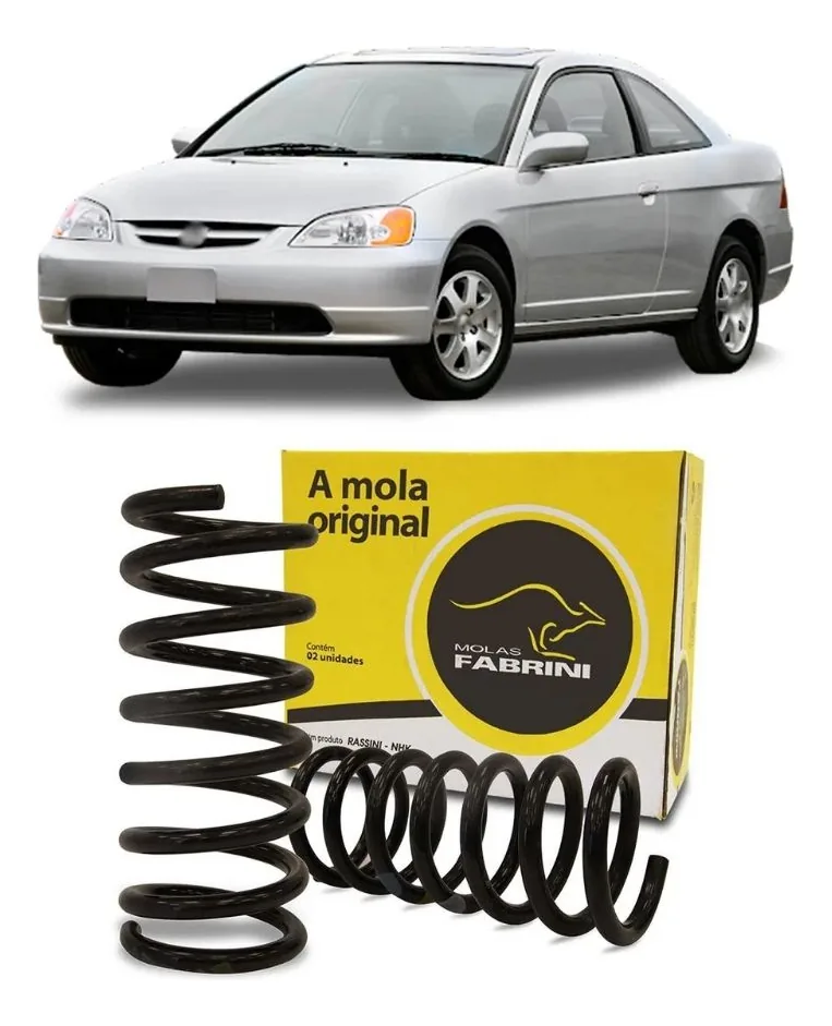 Par Mola Dianteira Civic C/ Ar E Aut 2001 2002