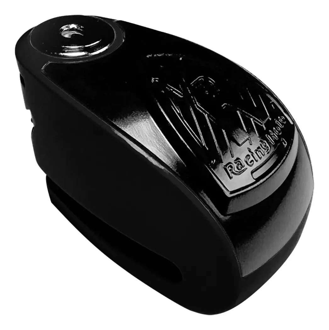 Cadeado Moto GP Tech Trava Disco com Alarme Preto