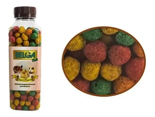 1 Pote De Ração Extrusada Para Roedores Premium 200g