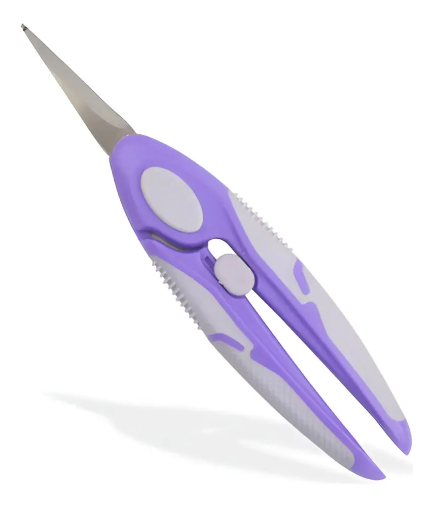 Tesoura de Costura Lanmax Corte Curvo Soft 6.5 Roxa