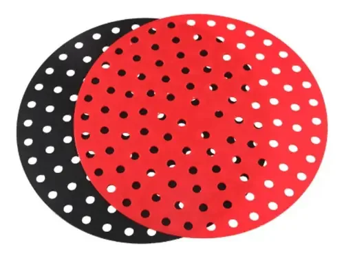 Kit 5 Tapetes Para Fritadeira Elétrica Air Fryer Redondo